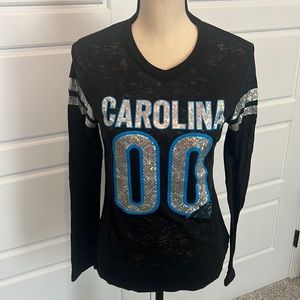 Long sleeve graphic, Carolina panthers, T-shirt, size  extra large juniors
